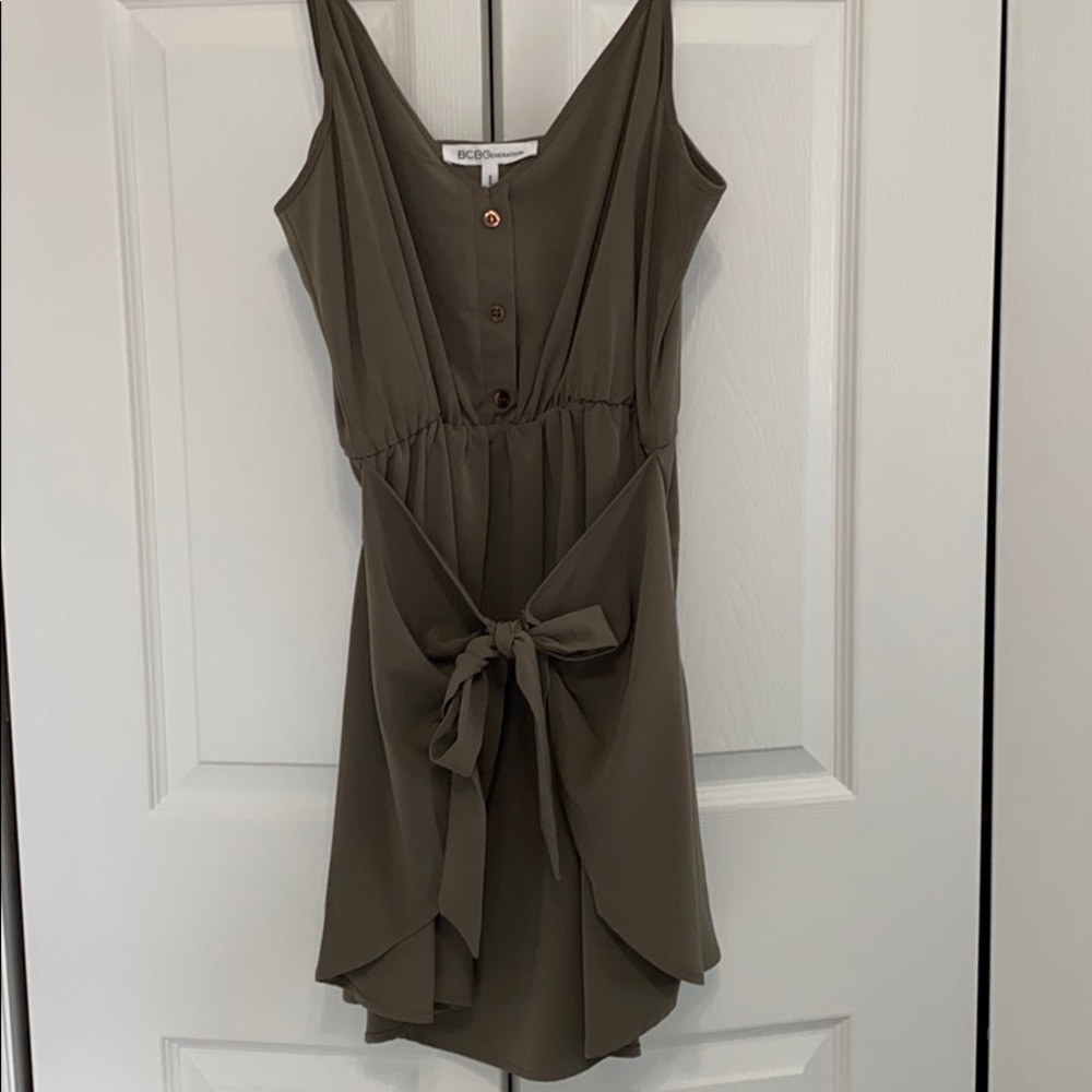 NWT - BCBGeneration - Olive Color Summer Dress!